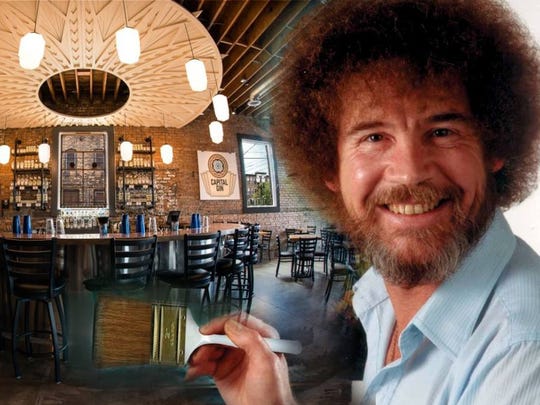 Paint Along With Bob Ross At American Fifth Spirits