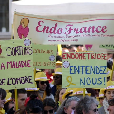Worldwide Endometriosis March in Paris on March 25