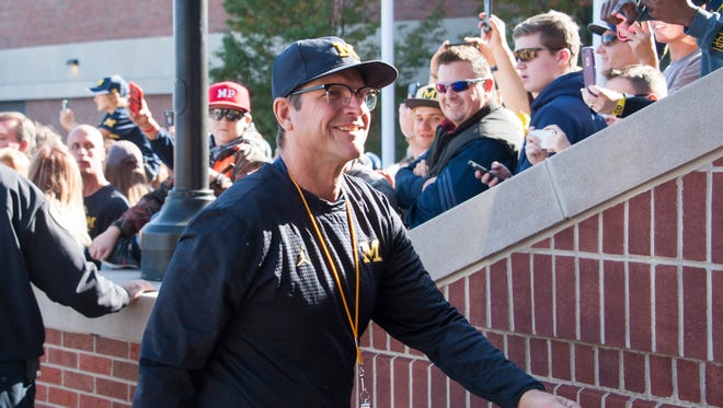 Michigan head coach Jim Harbaugh