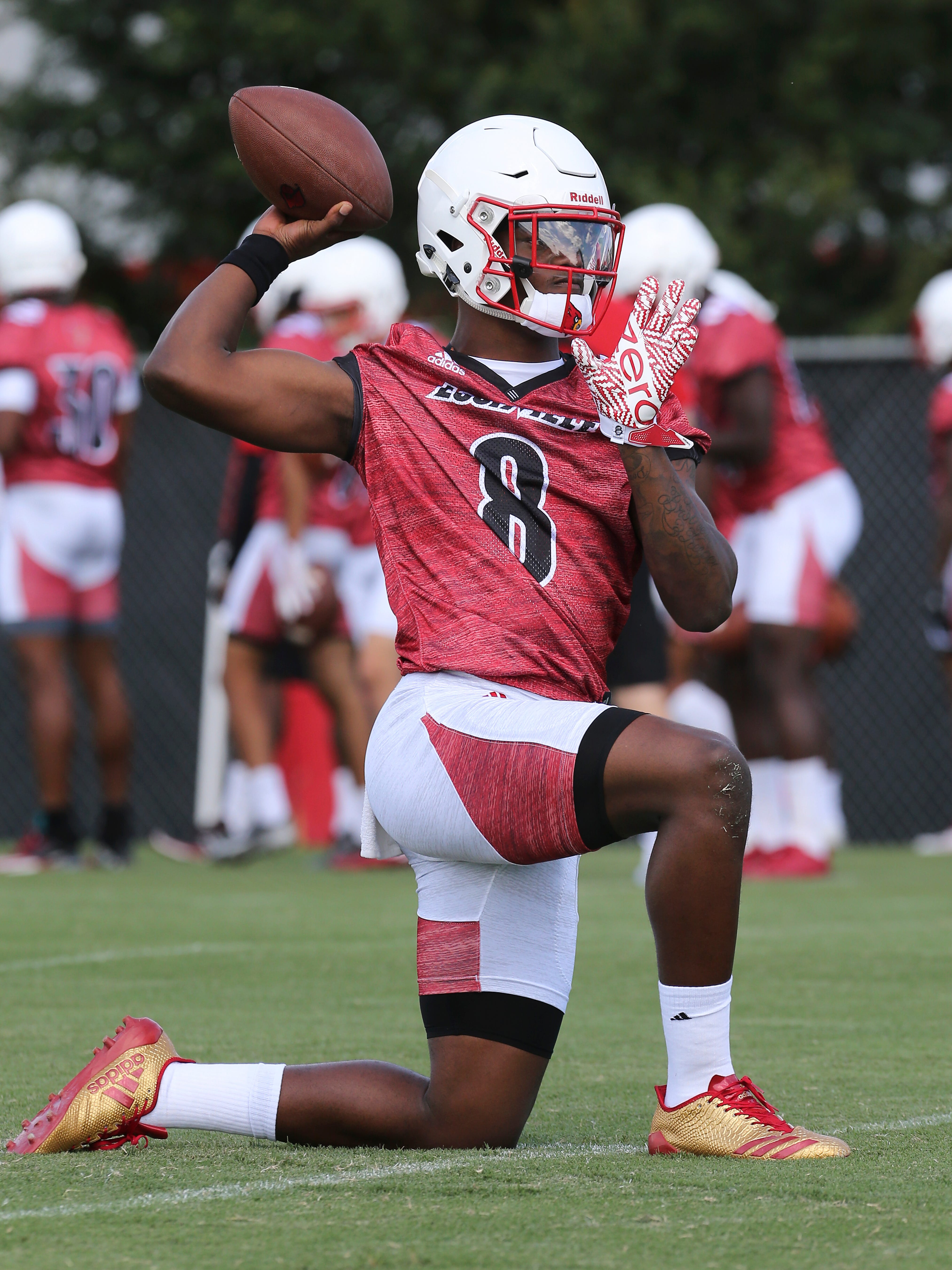 Louisville Football Jackson Ready To Turn Prep Into Production At Camp