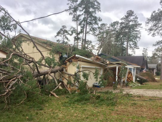 Storm Damage Like A Tornado