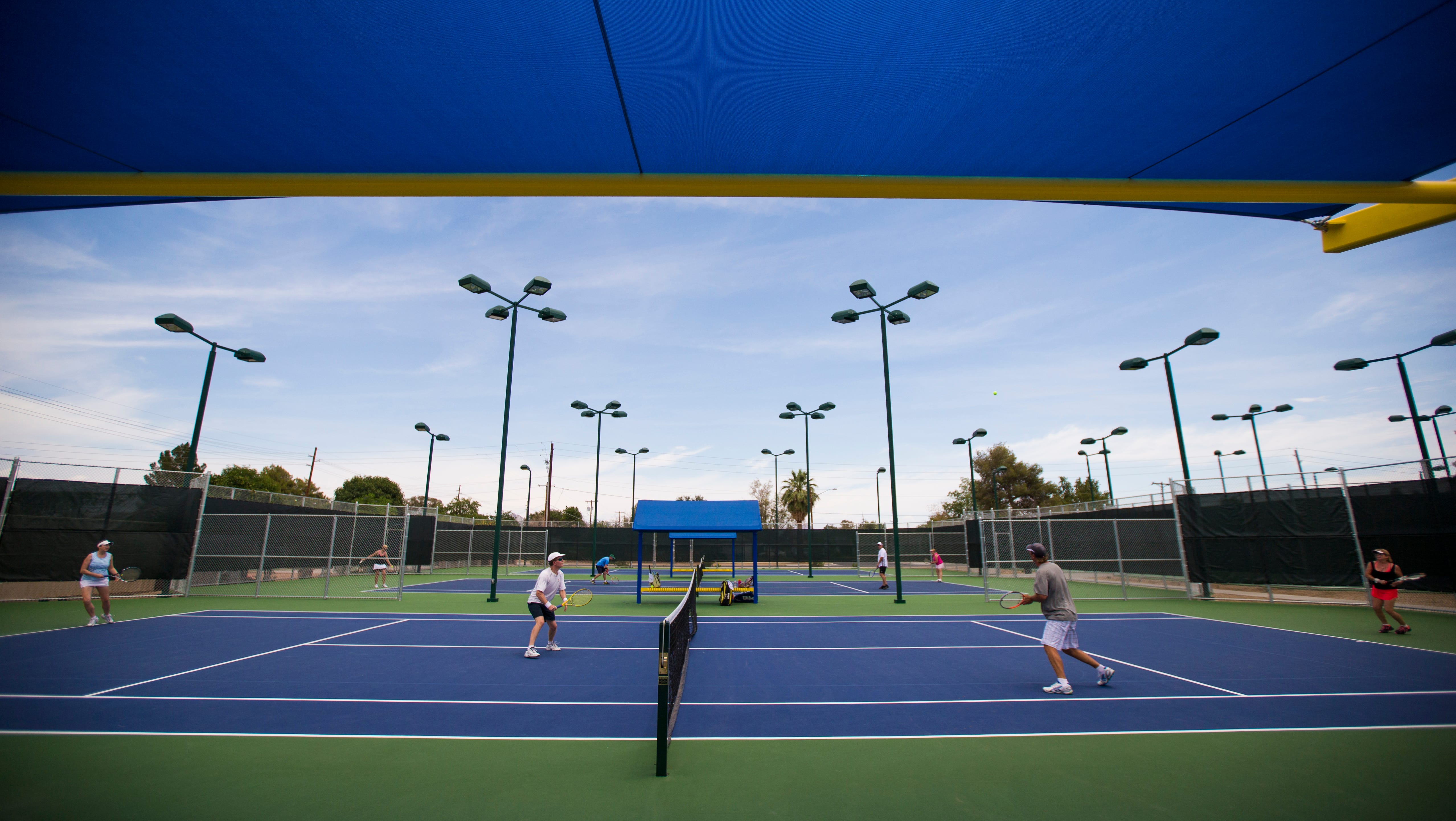 Phoenix Tennis Center renovations half complete