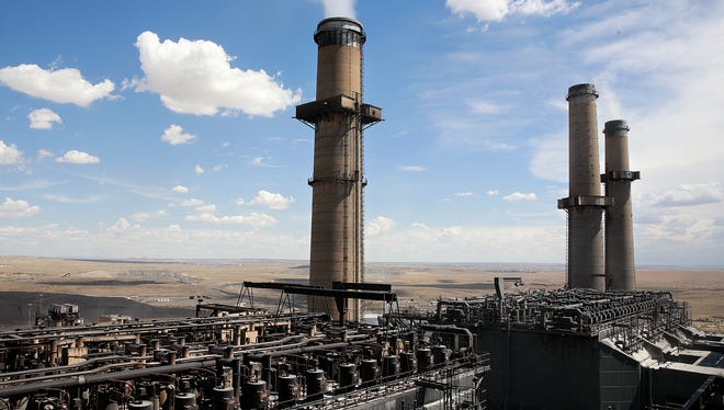 The San Juan Generating Station as seen Aug. 1 in Waterflow. PNM has abandoned a plan to create a natural-gas fired power plant in the area after a study showed the anticipated demand would be lower than expected.