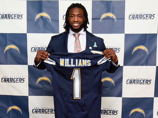 USP NFL: LOS ANGELES CHARGERS-MIKE WILLIAMS PRESS S FBN USA CA