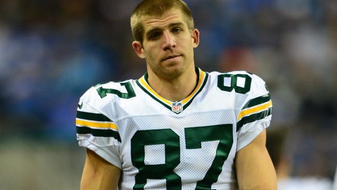 Packers WR Jordy Nelson injured his knee Sunday.