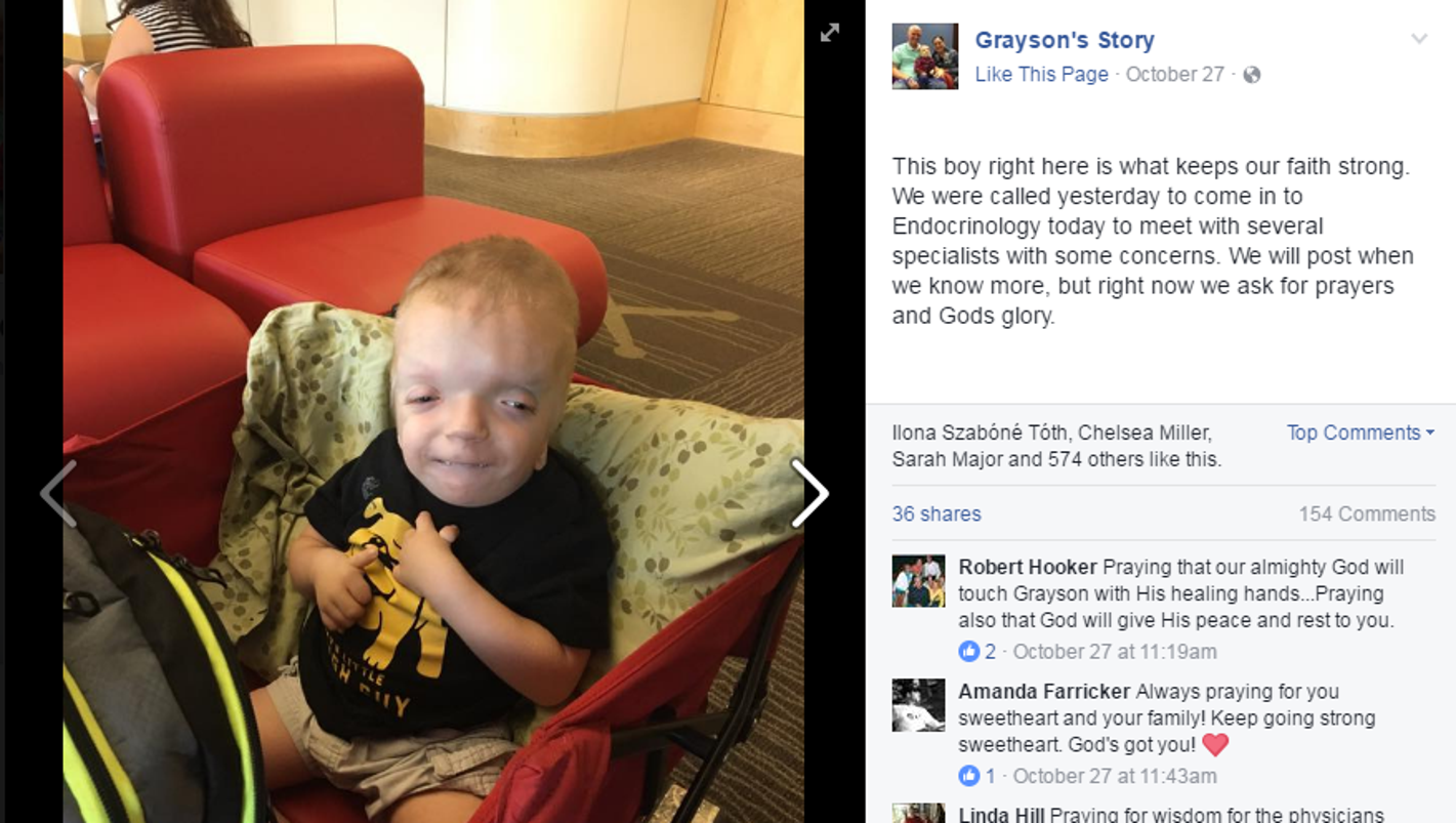 Terminally ill boy's mom fights to remove cruel meme