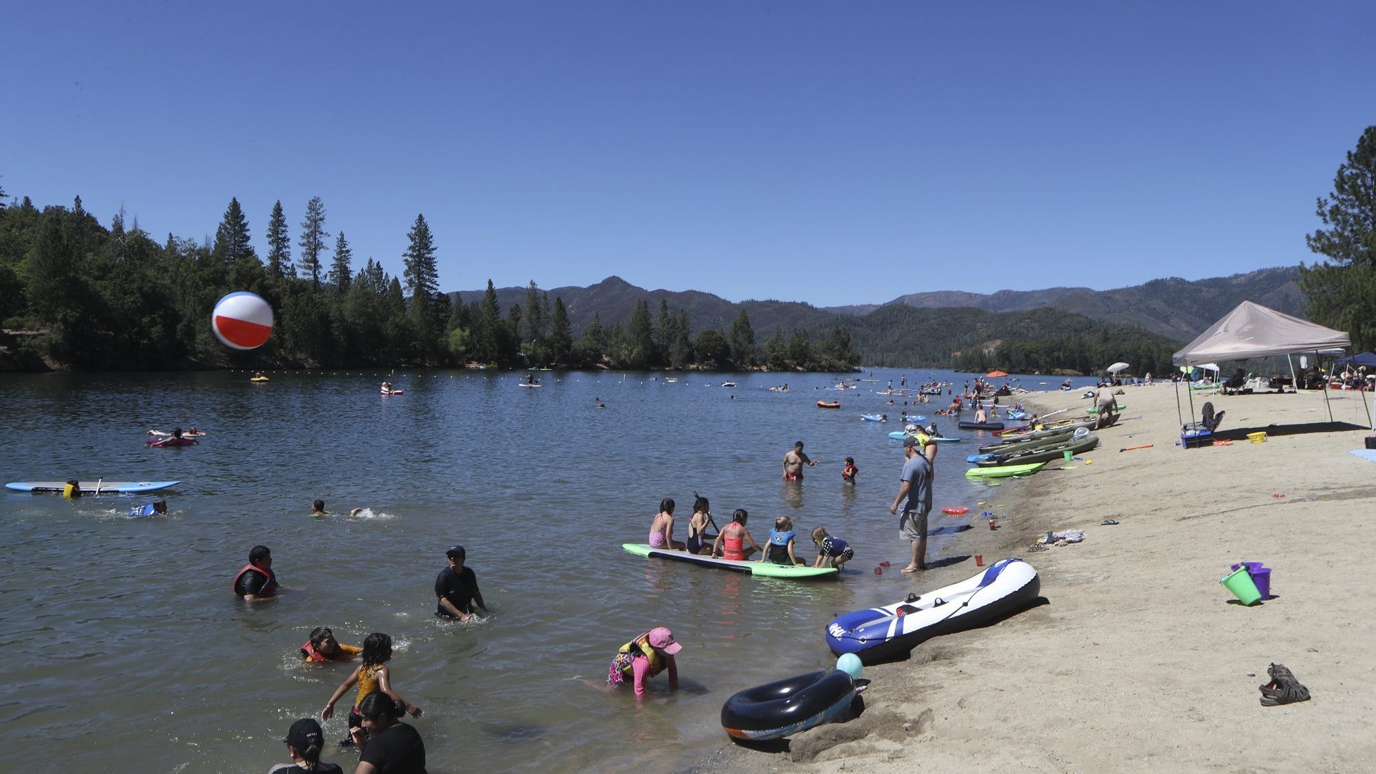Water advisory lifted at Whiskeytown's Brandy Creek Beach