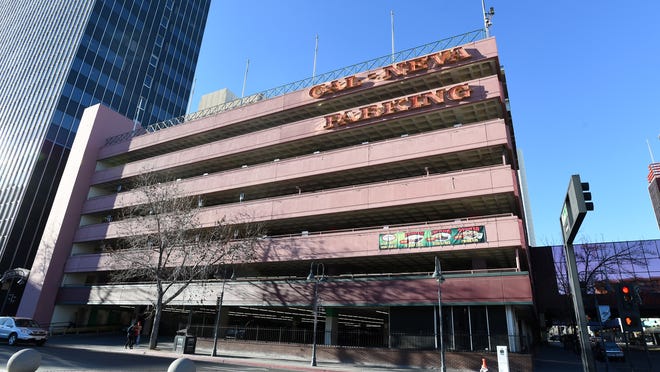 Since the city bought the high rise at 1 East First Street for its new city hall in 2002, it has had an easement to use the Cal-Neva’s parking garage for employee and public parking. The Cal-Neva parking garage on Feb. 24, 2015.
