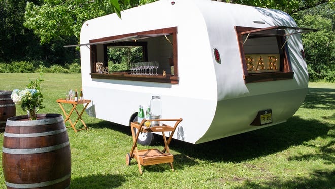 The Cocktail Caravan took eight months to build.