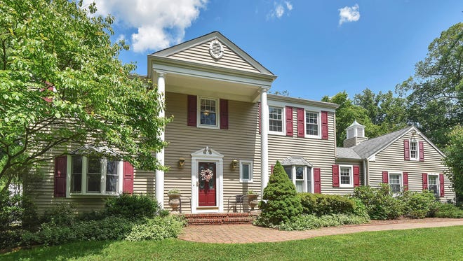 This five-bedroom center-hall Colonial at 11 Yorke Road in Morris Township will be open to the public from 1 to 4 p.m. Sunday, July 9.