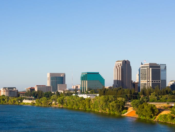 Sacramento skyline.
