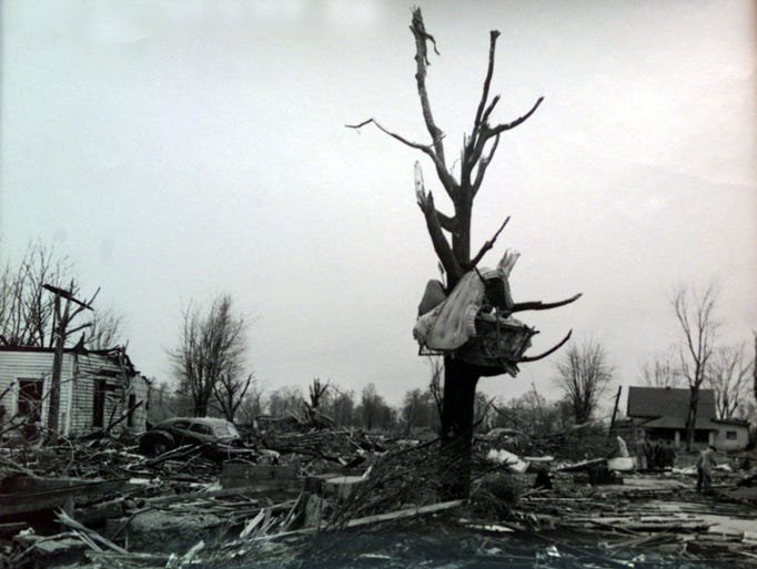 Retro Indy Deadly tornadoes in photos