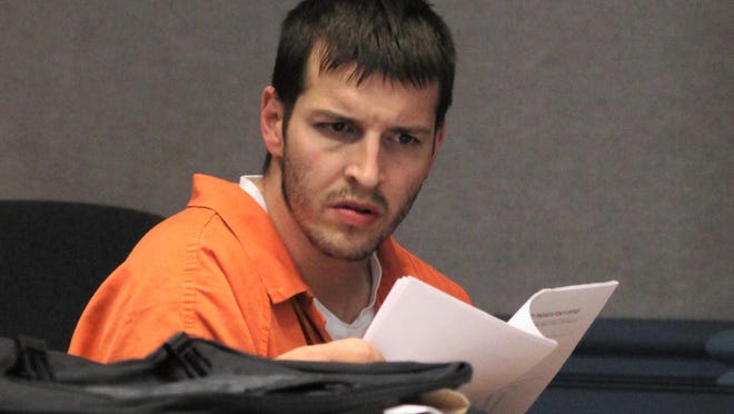 Joseph Crilley appears for a detention hearing in state Superior Court in Sussex County in September 2019.