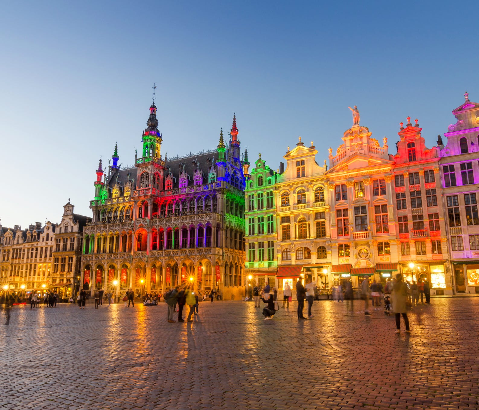 The Grand Place in Brussels.
