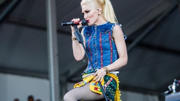 Gwen Stefani at the New Orleans Jazz & Hertitage Festival May 1, 2015.