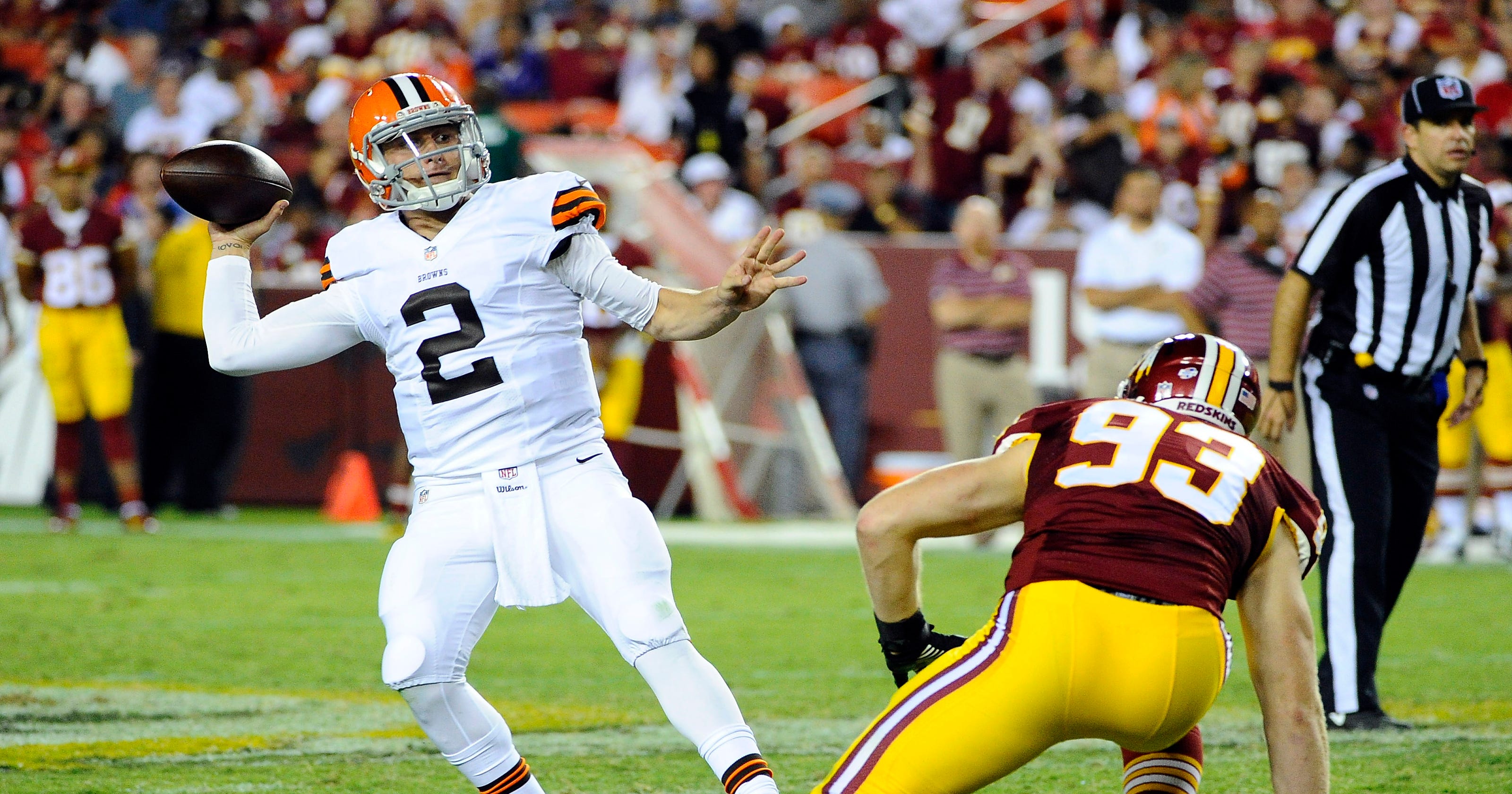 Johnny Manziel Gets Fined For Flipping Off Washington Bench