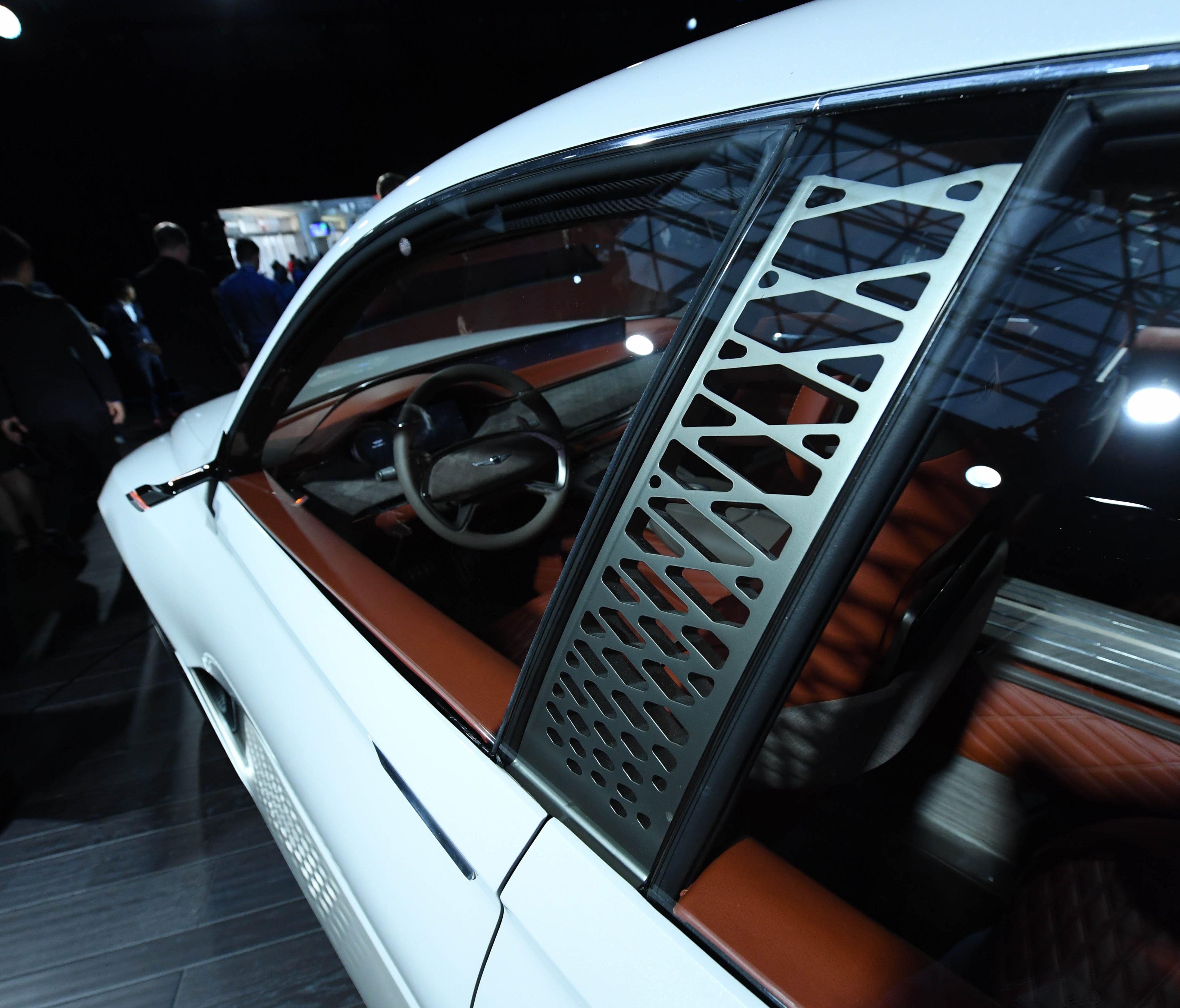 GV-80, a concept car from Genesis ,during the New York Auto Show.