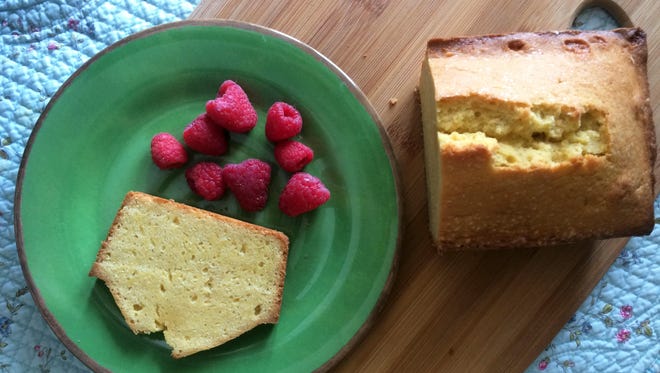 Vanilla Poundcake goes well with fruit. No fillings, frostings or other adornments needed.