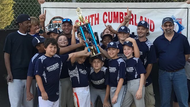 Unimin Team from  Commercial Township won the 12-and-under Division title in the South Cumberland League