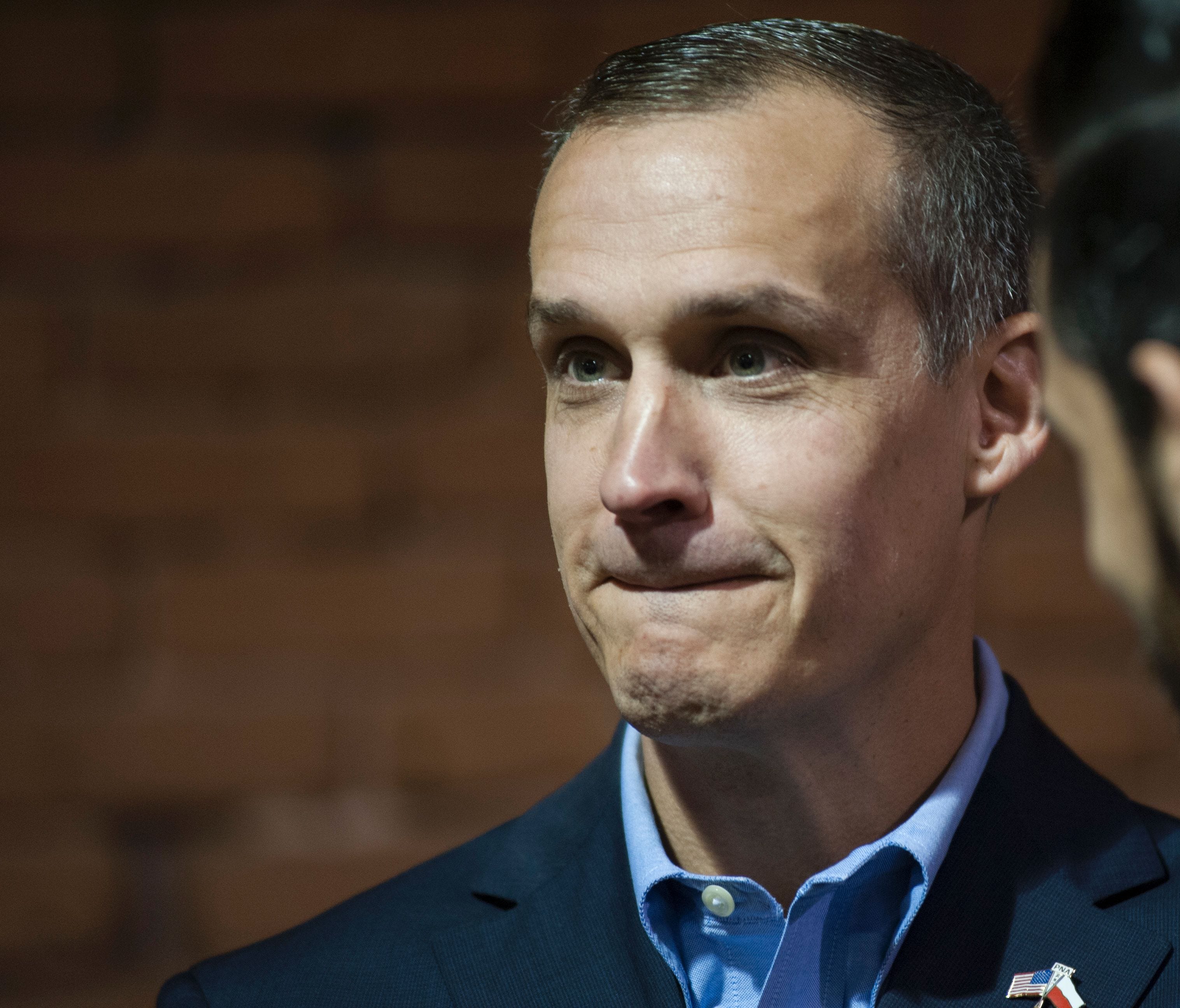 Former Donald Trump Campaign Manager Corey Lewandowski attends a rally for then-Republican presidential nominee Donald Trump, Oct. 28, 2016 in Manchester, N.H.