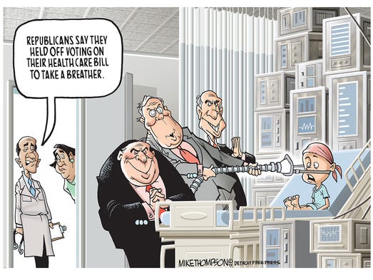 Republican senators hold off voting on their health