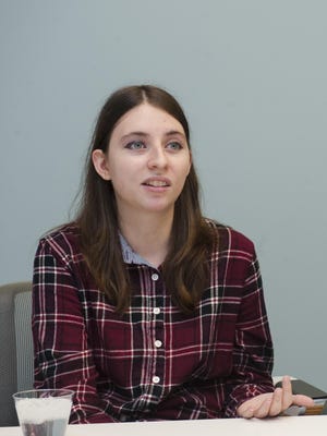 Katy Sauls, 22, was rushed to the hospital on Christmas Day to treat pulmonary embolism, a blood clot.