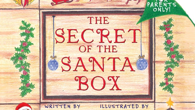 "The Secret of the Santa Box" cover art.