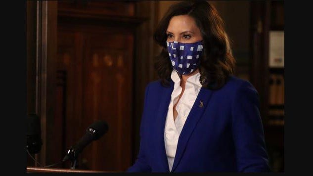 Governor Gretchen Whitmer speaks at a press conference on Thursday, Nov. 19, 2020. Contributed photo