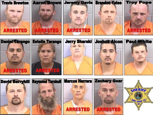 Police Arrest Eight In San Juan County Crime Ring