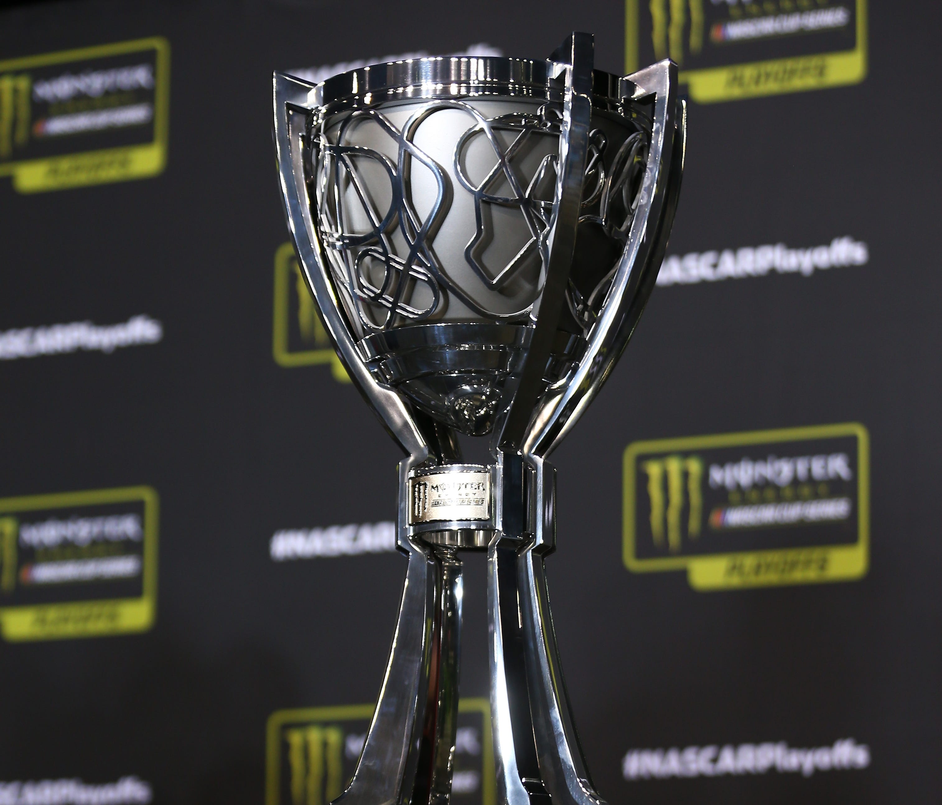 Who will win the inaugural Monster Energy NASCAR Cup Series trophy?