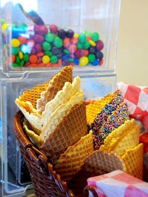 In the mood for an ice cream cone? Find fresh and crisp house-made waffle cones at Ben and Penny's.