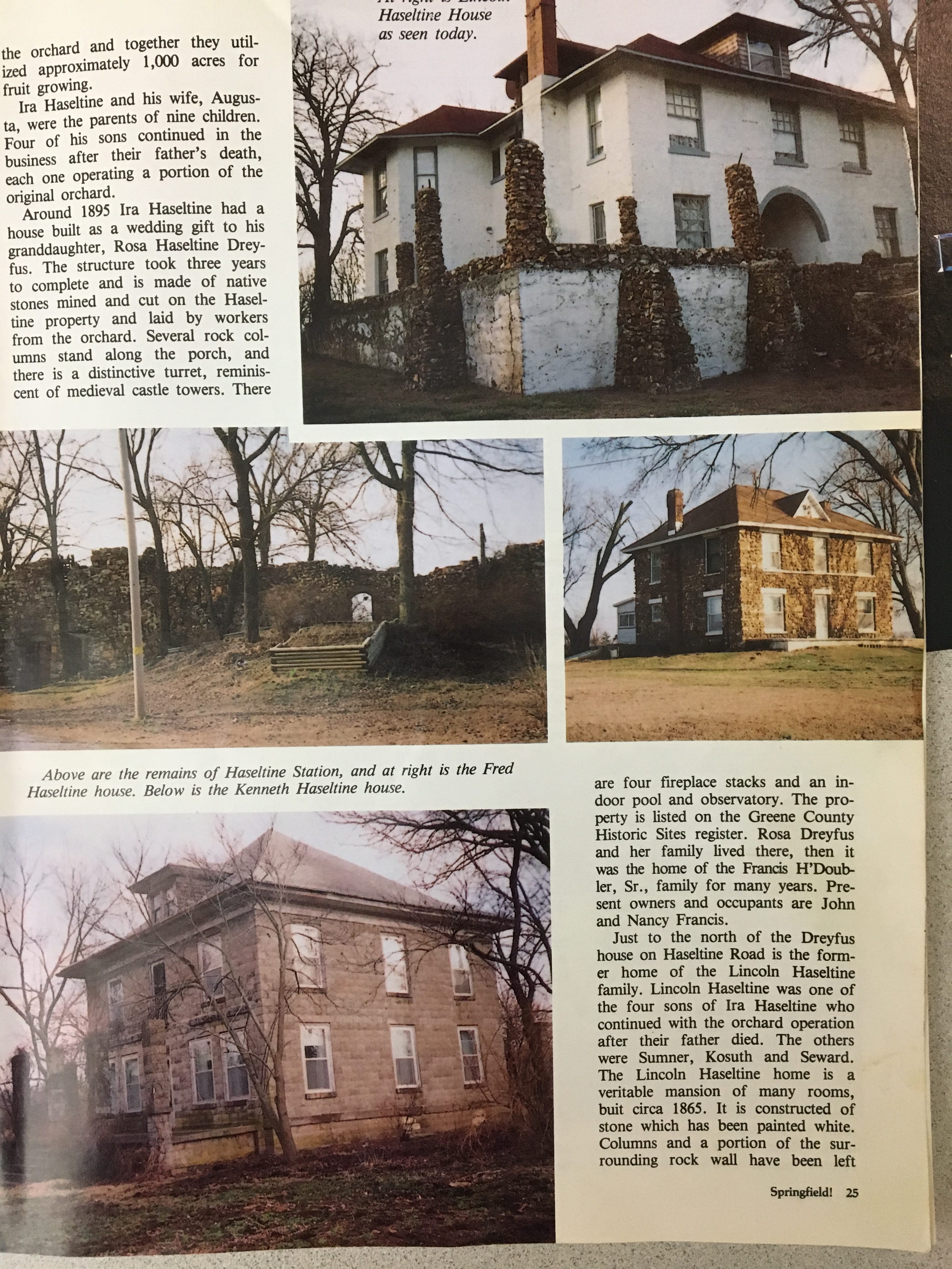 Answer Man What Is The History Of The Old Stone Buildings Along And Near Haseltine Road