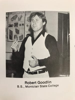 A photo of Robert Goodlin, an industrial arts teacher, in the 1980 Secaucus High School Yearbook.
