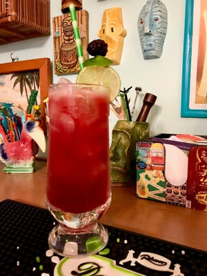 Cesar's Punch is a festive cocktail that's perfect for a tropical holiday celebration.