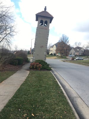 Answer Man: One of two towers in the Millwood subdivision is definitely crooked.  Why?