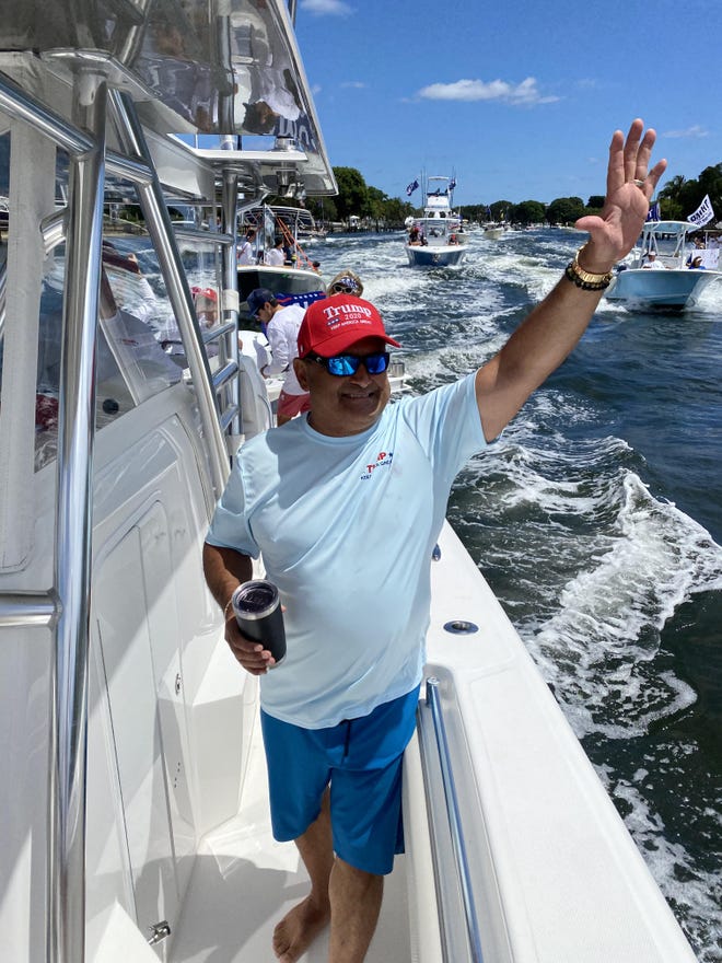 Carlos Gavidia Organizer Of Trumptilla Enjoying His Day In The Sun
