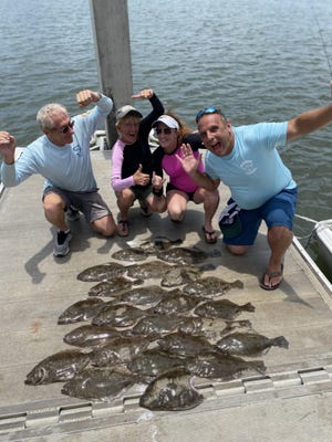 Capt. Jeff Patterson said the flounder have been biting as the season heats up.