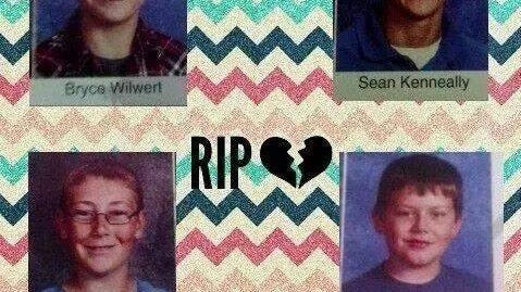 
This image shows the four boys that died in a vehicle accident near Epworth in August. Bryce Wilwert, Sean Kenneally, Mitchell Kluesner, Nicholas Kramer.
