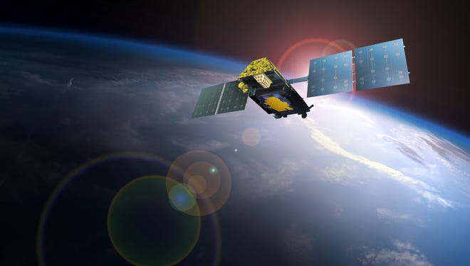 66 Iridium satellites orbit Earth, providing satellite telephone service.