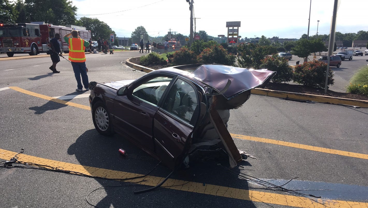 Two vehicles extremely damaged in Chapman Road crash