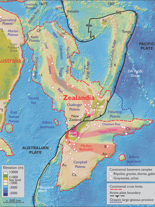 Researchers Discover New Underwater Continent Zealandia 