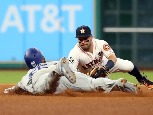 Game 3 at Minute Maid Park: Los Angeles Dodgers right