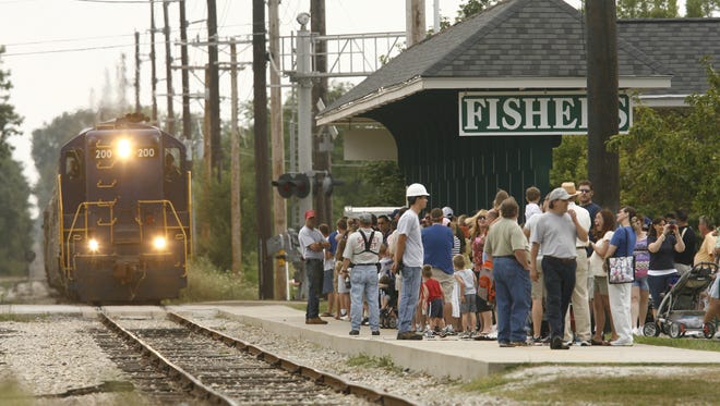 The Indiana Fair Train operated by the Indianapolis Transportation Museum, pulls into the Fishers train station to drop off and pick up passengers heading for the Indiana State Fair Saturday August 9. The Metropolitan Planning Organization wants to build a mass transit route on the old Nickel Plate Road rail line using diesel light rail from downtown Indianapolis to as far into Noblesville as possible.(Joe Vitti / Indianapolis Star)
&lt;b&gt;12/27/2009 - A23 - MAIN - 1ST - THE INDIANAPOLIS STAR&lt;/b&gt;&lt;br /&gt;
&lt;b&gt;07/06/2011 - B03 - MAIN - 2ND - THE INDIANAPOLIS STAR&lt;/b&gt;&lt;br /&gt;The Indiana Transportation Museum, known for the WFMS FairTrain, could be expanding its route into Downtown Indianapolis.