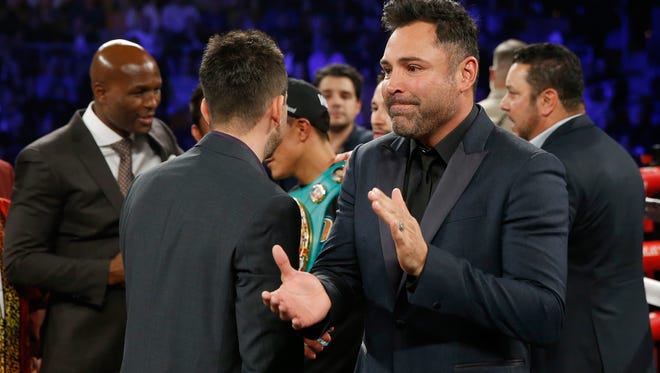 Oscar De La Hoya was the first world boxing champion in his family, but said he is hoping he won't be the last.