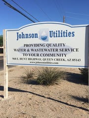 Johnson Utilities  has about 23,000 water  and 35,000