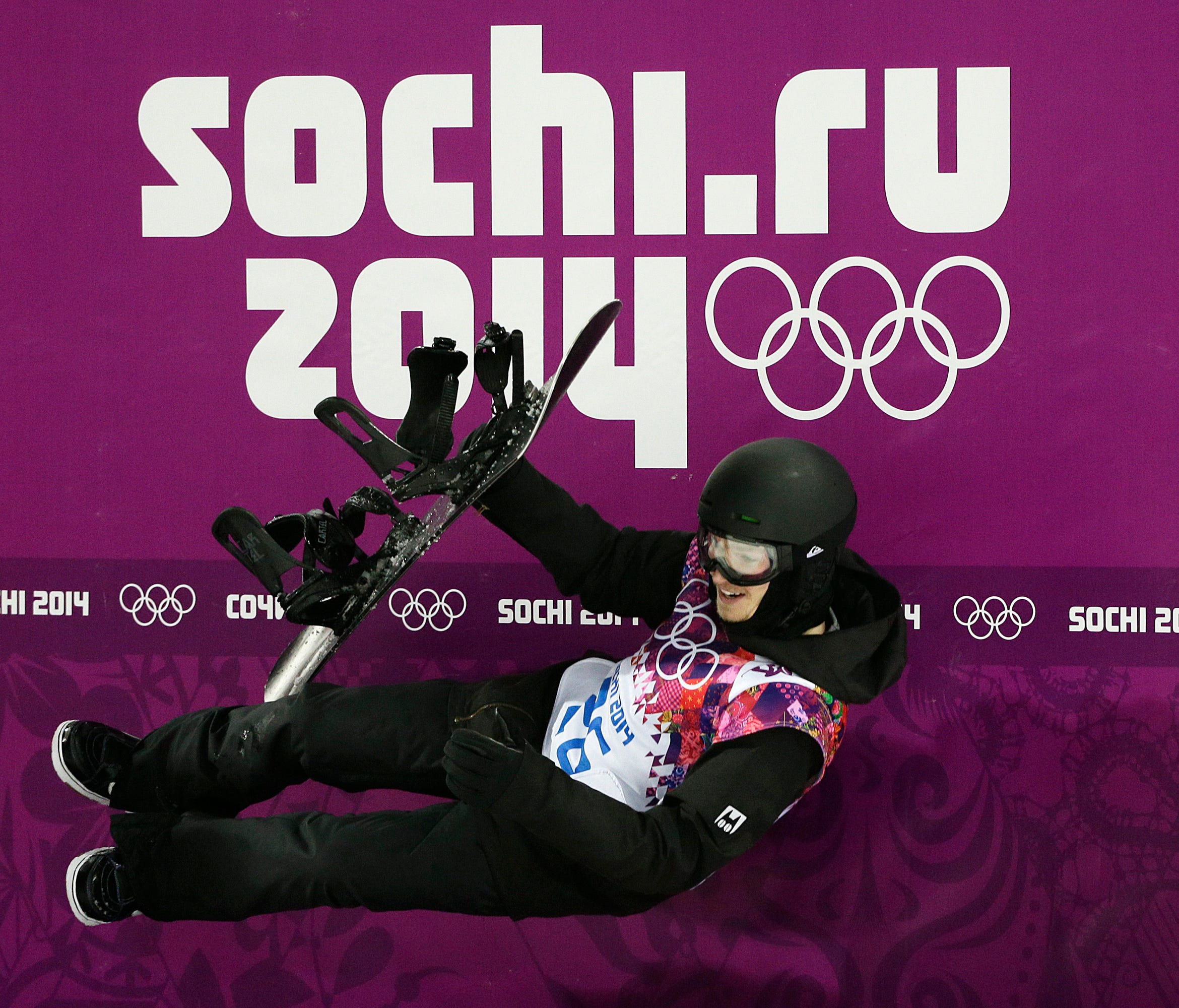 Switzerland's Iouri Podladtchikov won a gold medal at the Sochi Olympics