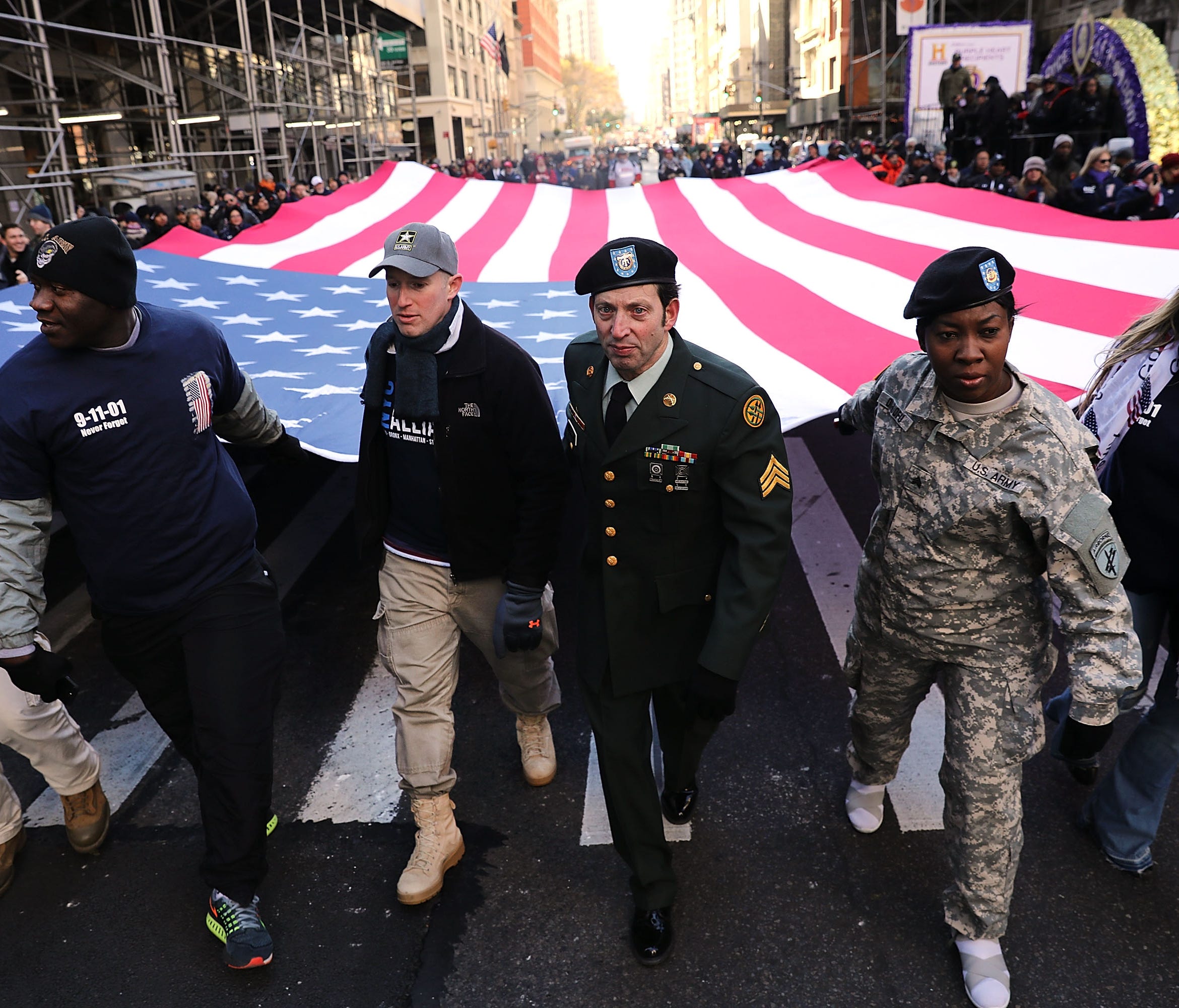 Veterans Day Parade in New York City on Nov. 11, 2017.