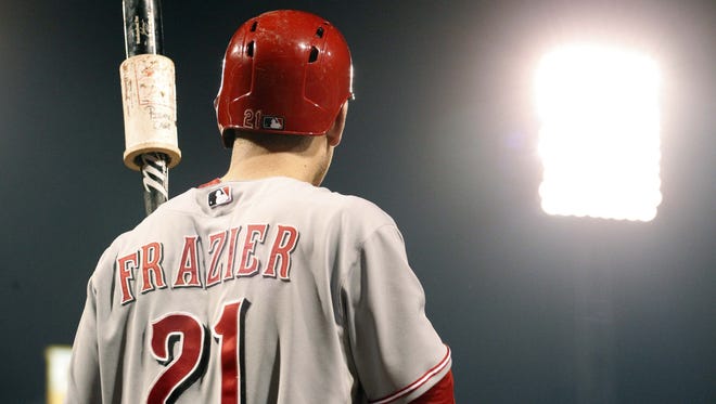 June 17: Todd Frazier's homer in top of 9th vs. Pirates

With nobody out in the top of the 9th of a 5-5 game in Pittsburgh, Frazier homered to center off of Jason Grilli to give the Reds a 6-5 lead in their 6-5 win.