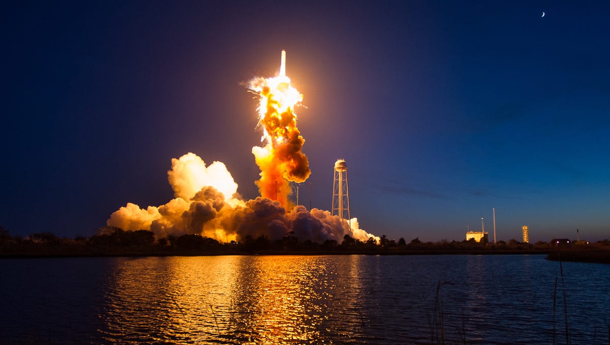 NASA releases new images of 2014 rocket explosion