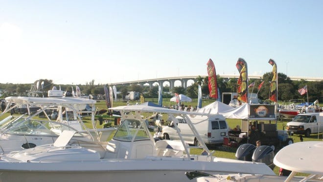 The Vero Beach Spring Boat Show at Riverside Park.